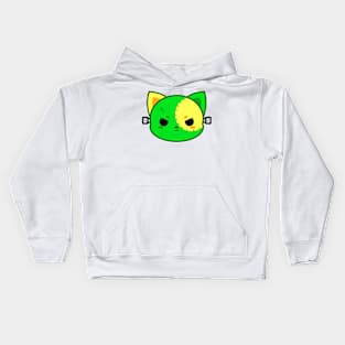 Cute Frankenstein Cat Kids Hoodie